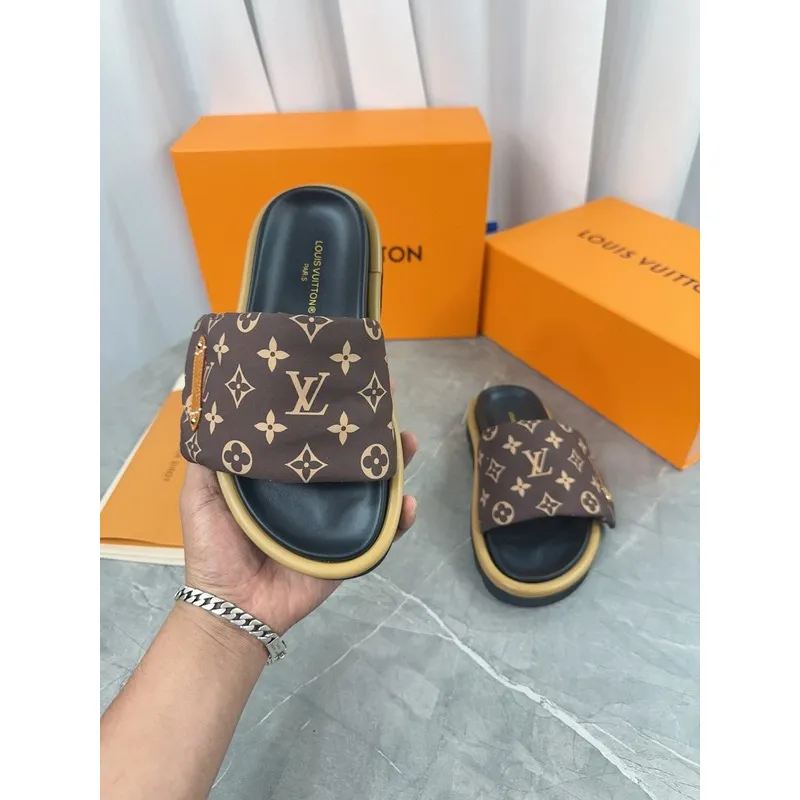 Louis Vuitton Shoes for Mens Louis Vuitton Slippers #A35175
