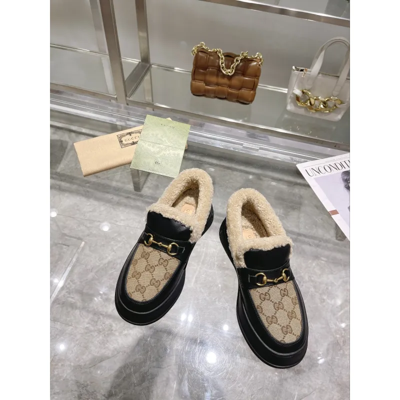 Gucci Shoes for Women Gucci Boots snow boots heel height:3cm #A58288 Gucci Shoes for Women Gucci Boots snow boots heel height:3cm #A58288