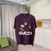 Gucci Mens AAA T-shirts Gucci Cat Embroidery T-shirt Mens #A53735