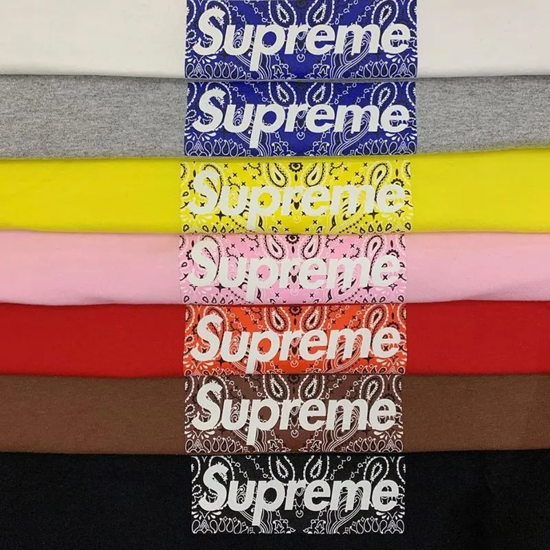 SUPREME Bandana Box Logo TEE (5 colors) #99117648 SUPREME Bandana Box Logo TEE (5 colors) #99117648