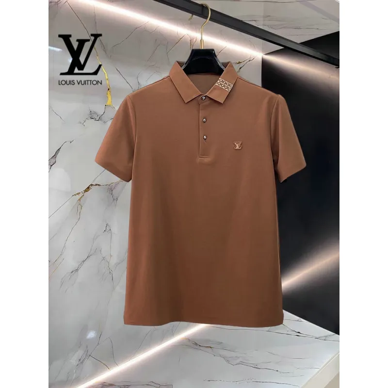 Louis Vuitton T-Shirts for Men Polo Shirts #A65091