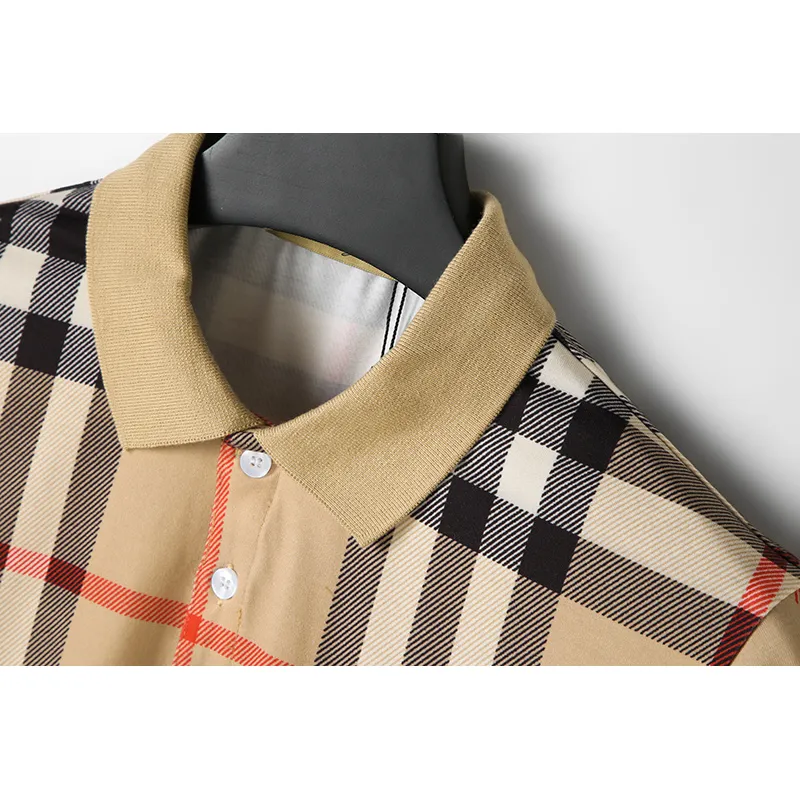 Burberry Classic Checkered Pure Cotton Short-Sleeved Polo for MEN #A33923