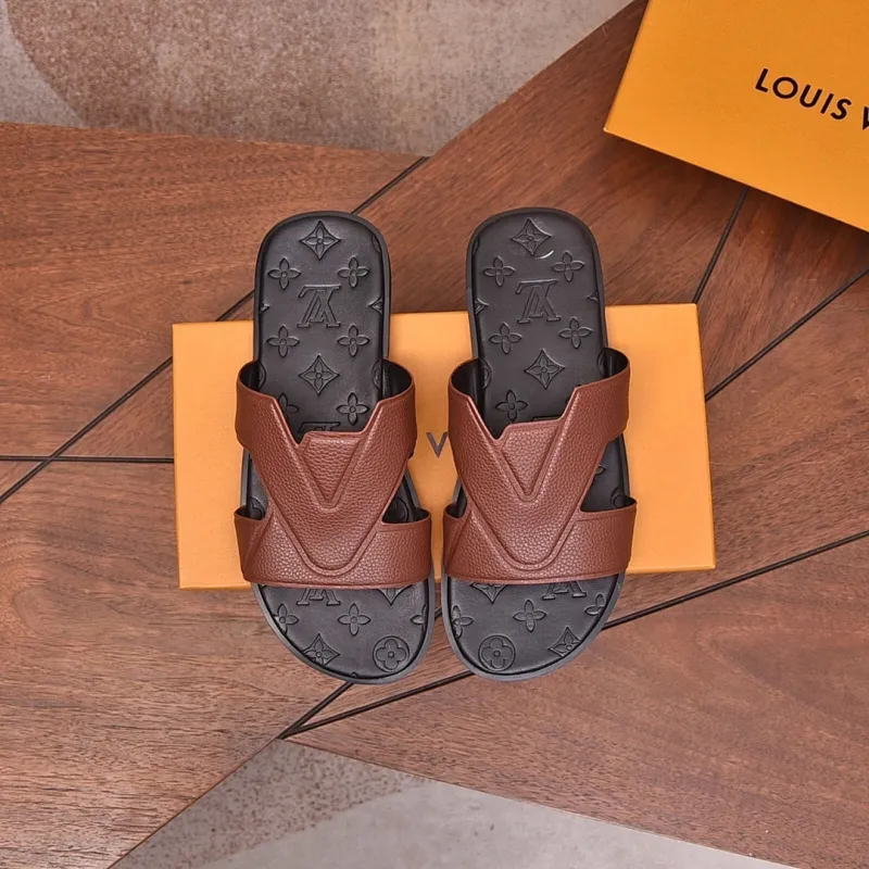 Louis Vuitton Shoes for Mens Louis Vuitton Slippers #A63105