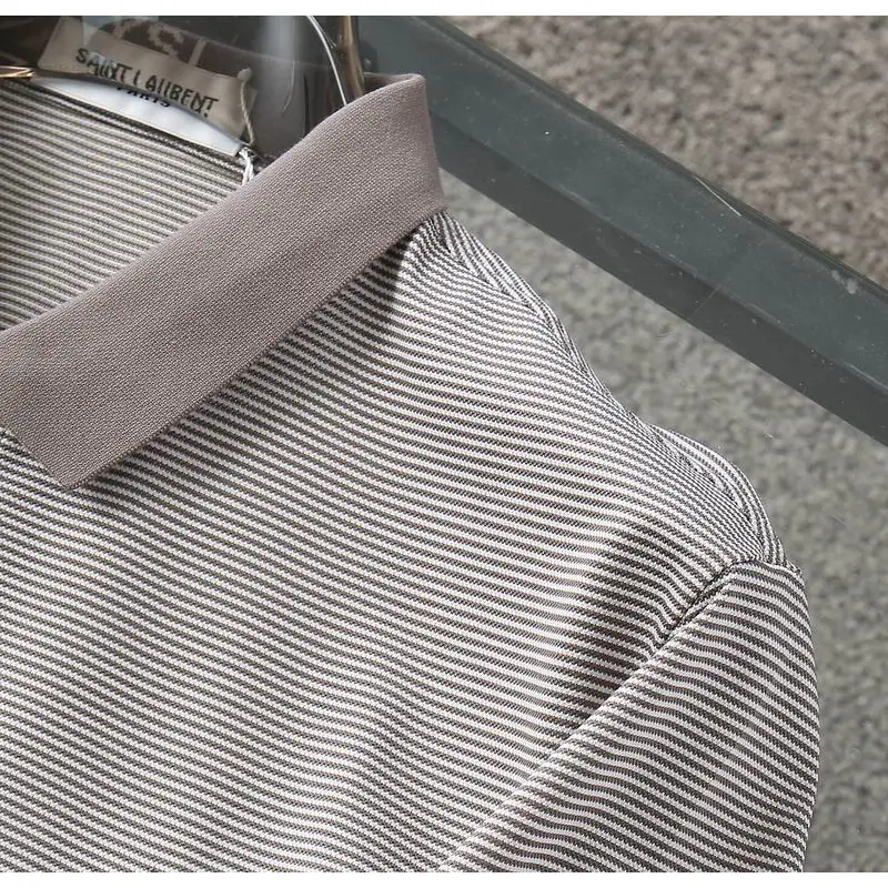YSL T-Shirts Polo for MEN stripe #A46704