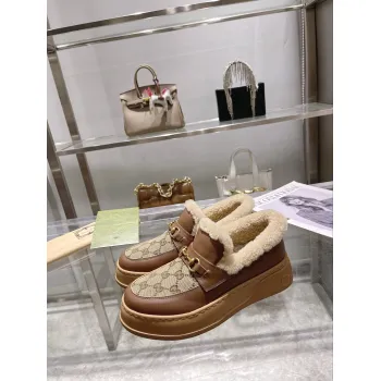 Gucci Shoes for Women Gucci Boots snow boots heel height:3cm #A58289