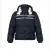 Gucci Black Puffer Jacket With White Stripes Unisex Style #A54548