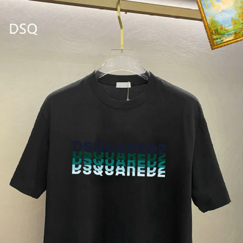 DSQ Designer Gradient Logo T-Shirt - Unisex Oversized Fit S-5XL #A53246