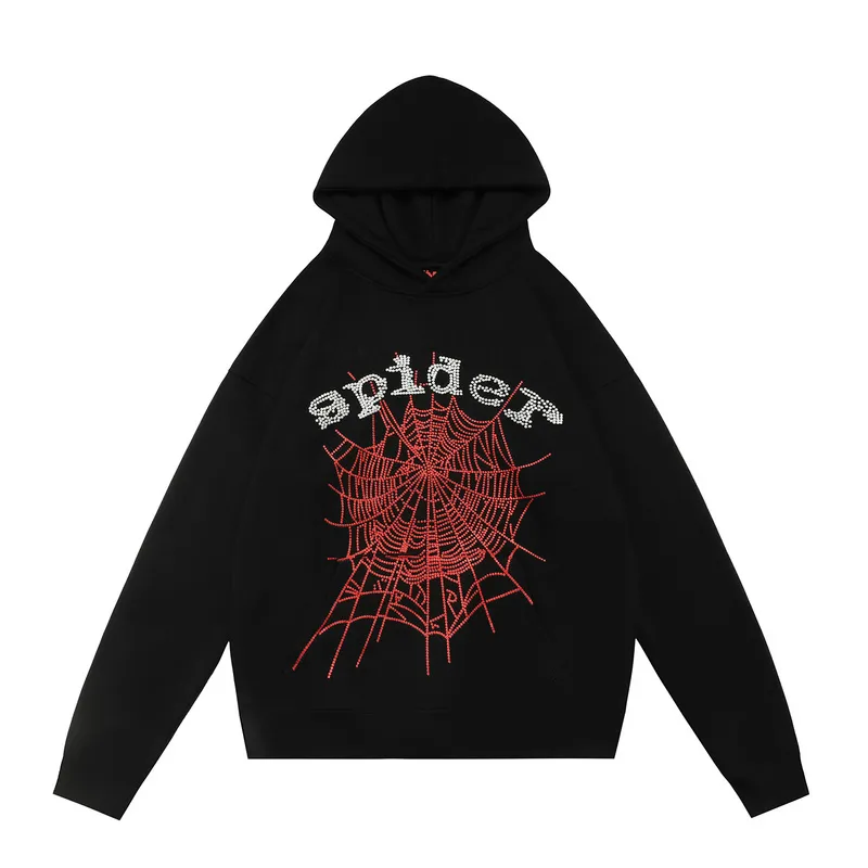 Sp5der Hoodies for MEN Black #A50435 Sp5der Hoodies for MEN Black #A50435
