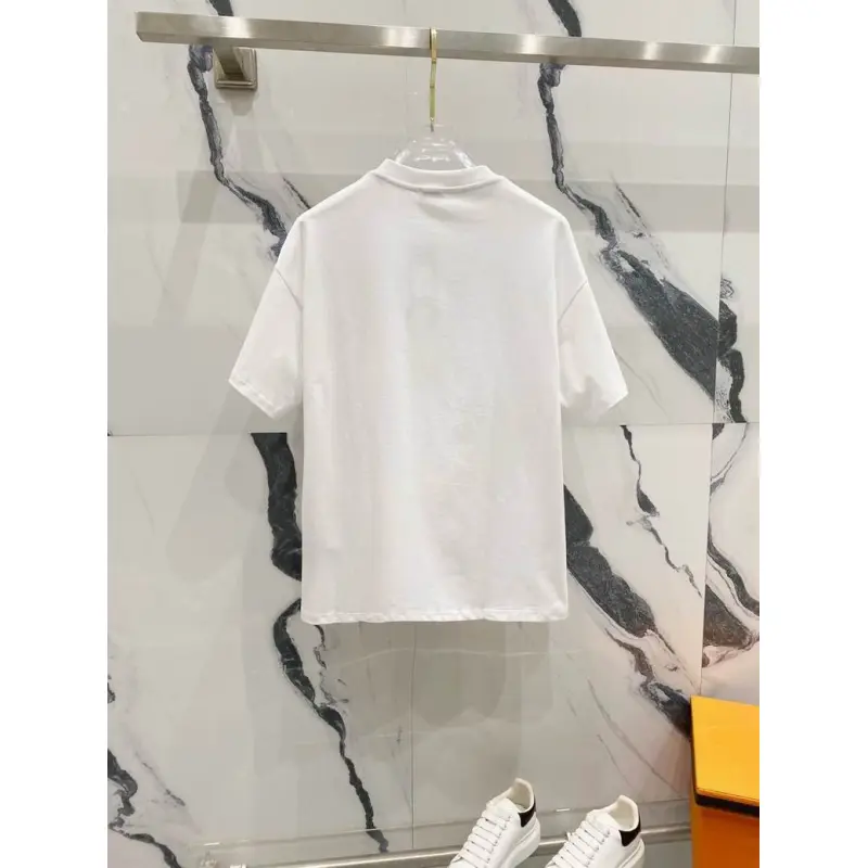 YSL T-Shirts for MEN Black/White #A47062