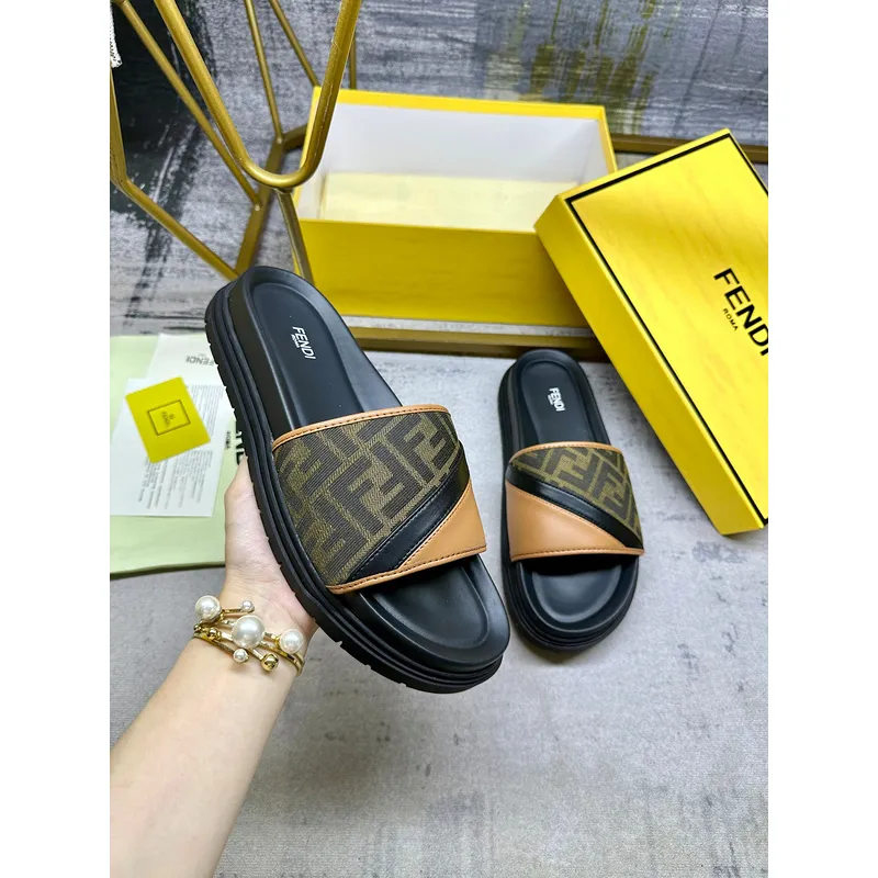 Fendi shoes for Fendi Slippers for men #A50795