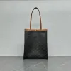 Celine 123832 Flat Shopper Tote in Triomphe Canvas Size 28x33x0.5CM #A62906