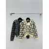 valentino Womens V Neck Cardigan Sweaters Iconic V Logo Pattern in Dual Colors for Luxury Fashion Enthusiasts #A57753