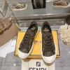 Fendi shoes for Womens Fendi Domino Sneakers Brown #A49014