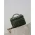 Saint Laurent 819285 GABY Mini Chain Cosmetic Bag - Dark Green Quilted Leather with Detachable Strap #A59505