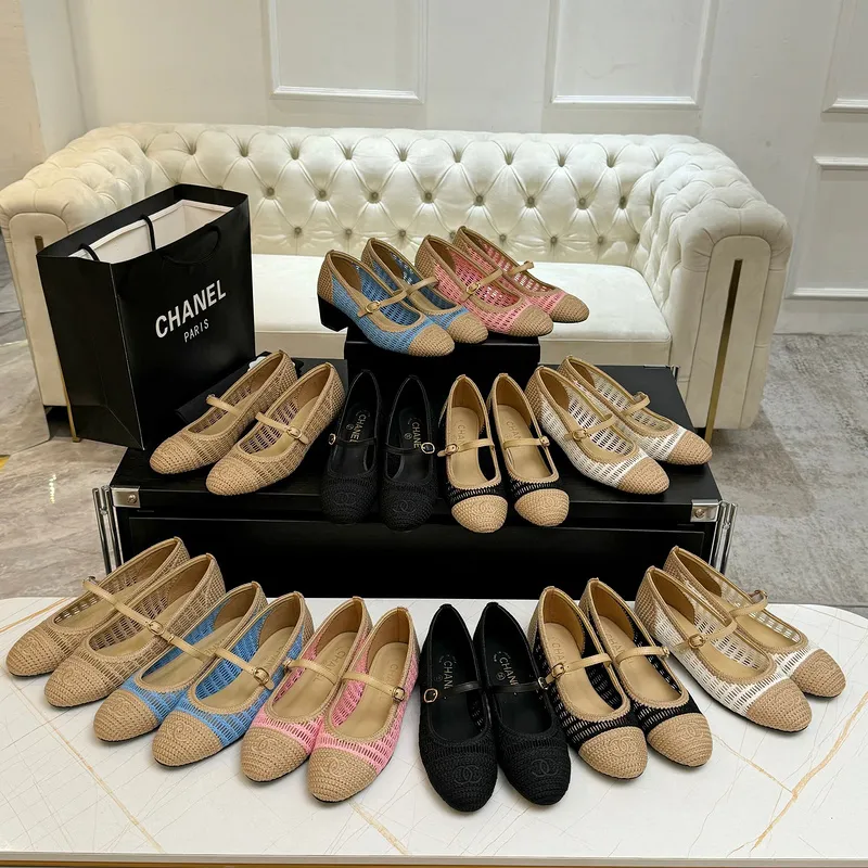 Chanel shoes for Womens Chanel Pumps Mary Jane Shoes Heel height:1.5cm/5cm  #A53215