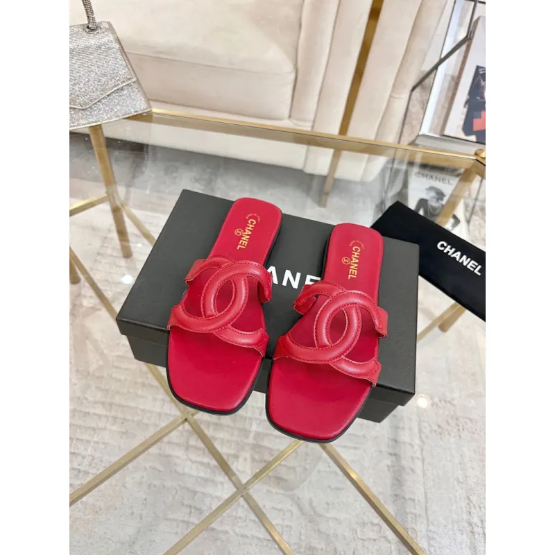 Chanel shoes for Womens Chanel slippers #A63952