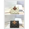 Celine Leather Wallet with Triomphe Closure #A46200