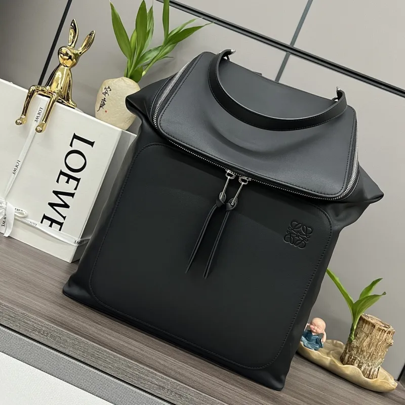 Loewe Goya Leather Backpack Laptop Bag 374115CM #A63853