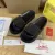 CL Redbottom CL Men Womens Slippers Black/White #A51692