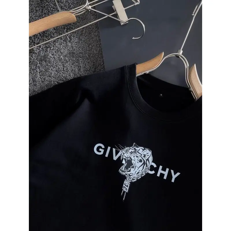Givenchy T-shirts for MEN tiger Black/White #A47155