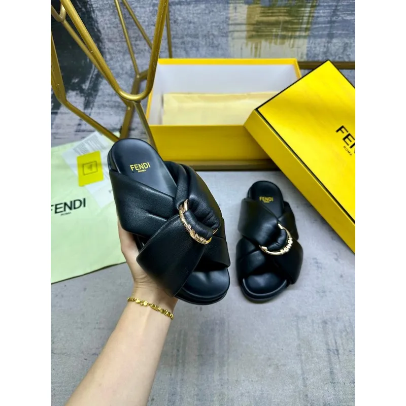 Fendi shoes for Fendi slippers for women #A49900
