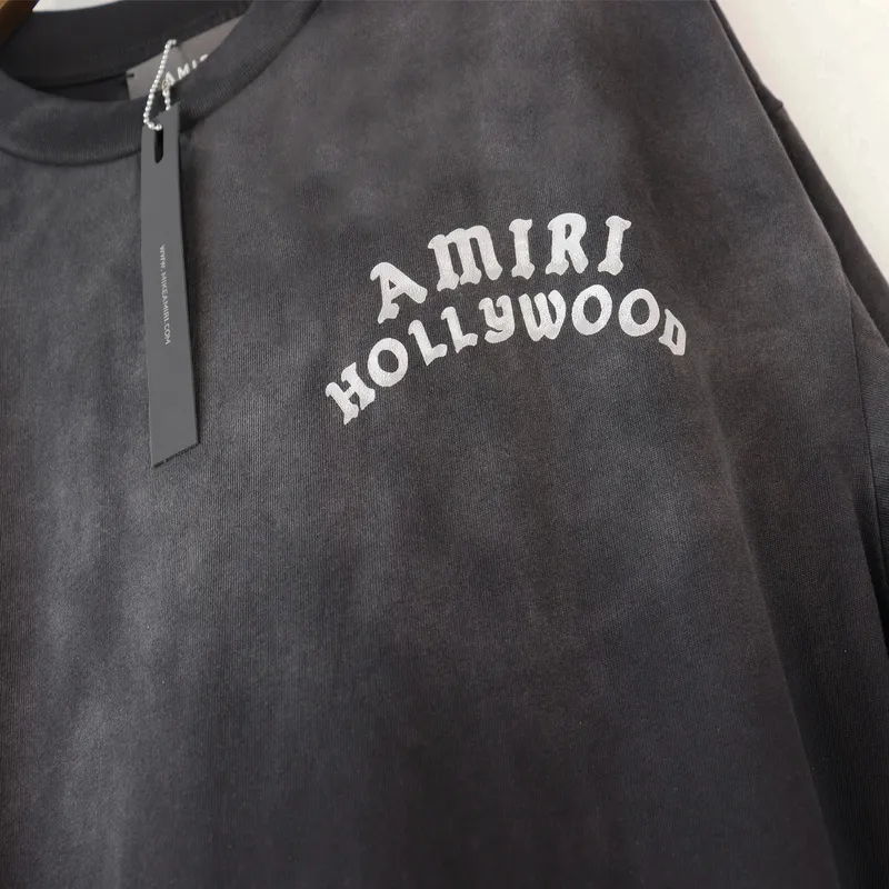 AMIRI Black/White AMIRI Hollywood  T-shirt Amiri #A53433