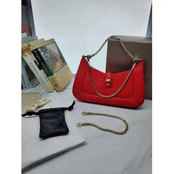 Bvlgari Serpenti Handbag Collection In Vibrant Colors And Chain Detailing #A51659