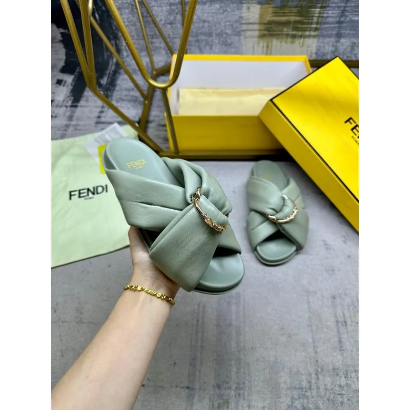 Fendi shoes for Fendi slippers for women #A49898