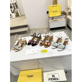 Fendi shoes for Fendi High-heeled shoes for women #A49596