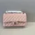 Authentic Chanel Classic Flap Bag in Light  Caviar Leather good Hardware  Wide 25cm #A54378