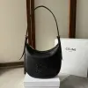 Celine Ava Hobo Bag - Beige Leather, Embossed Triomphe Logo, Elegant Shoulder Bag for Women, Luxury Fashion Accessory #A56756