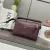 Loewe - Inspired Burgundy Leather Bag With Braided Handle And Geometric Design #A50977