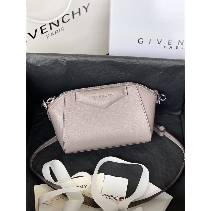 Givenchy Orange Leather Crossbody Bag With Signature Branding #A52347