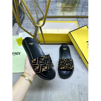 Fendi shoes for Fendi Slippers for men and women #A52530