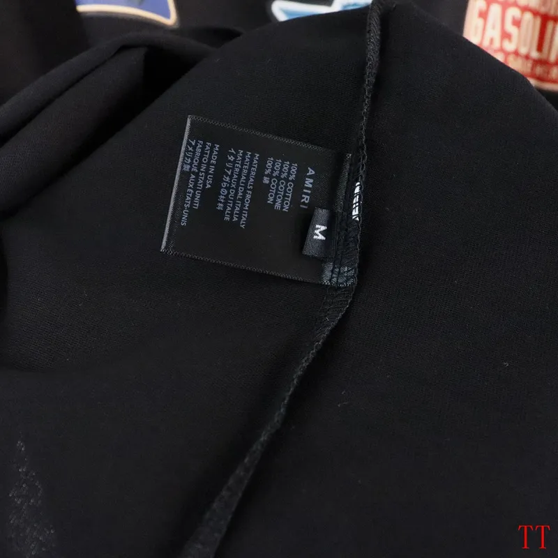 AMIRI Black/White Station Patch T-shirt #A53784