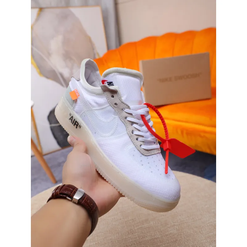Nike x OFF-WHITE Air Force 1 shoes High Quality White #999928121