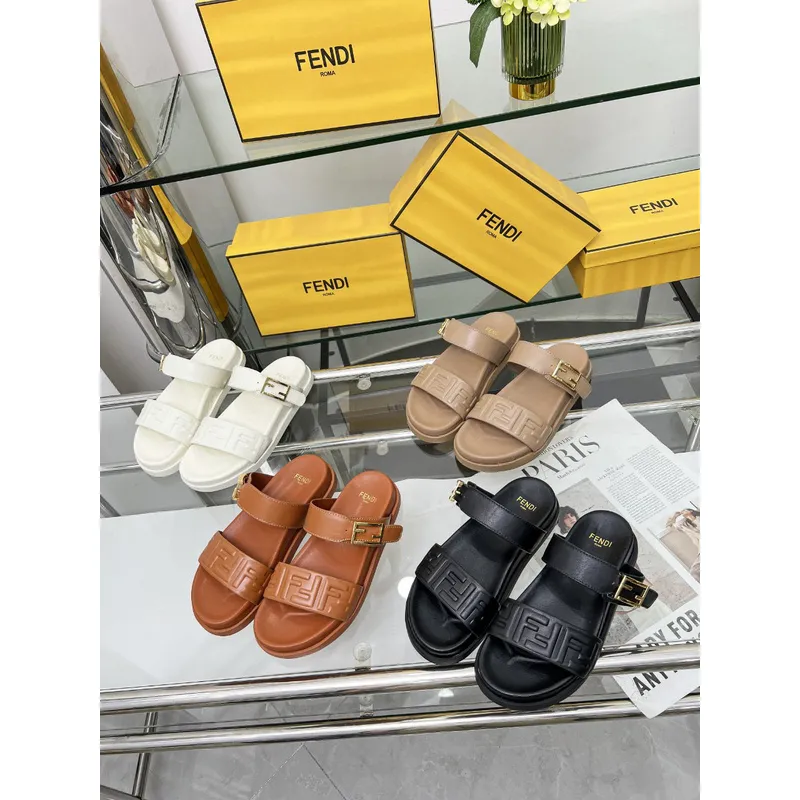 Fendi shoes for Fendi Slippers for men #A52446