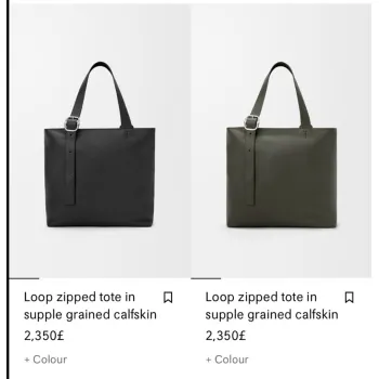 Loewe Loop Leather Tote Bag 35x35x10cm #A63846