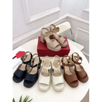 valentino Shoes for valentino High heel sandals Garavani Roman Stud Heel height:9cm #A53231