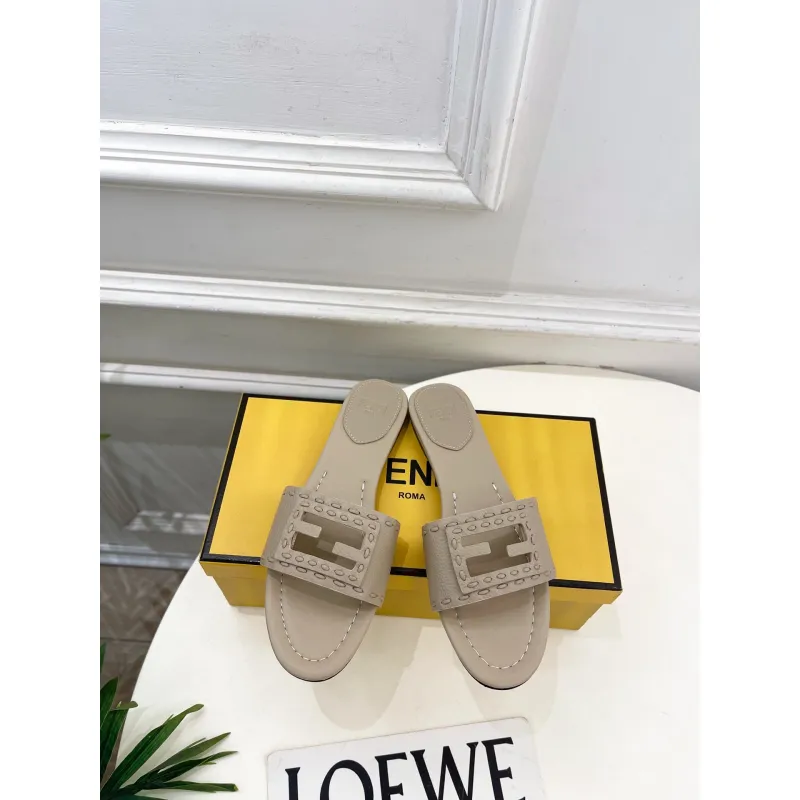 Fendi shoes for Fendi slippers for women #A65237