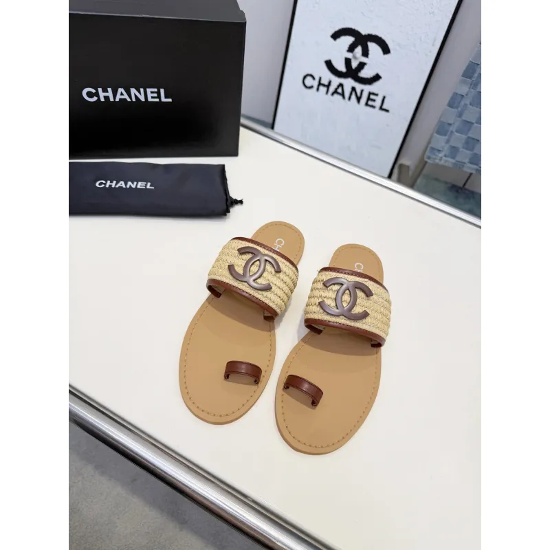 Chanel shoes for Womens Chanel slippers #A65138