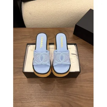 Chanel shoes for Womens Chanel slippers #A65222