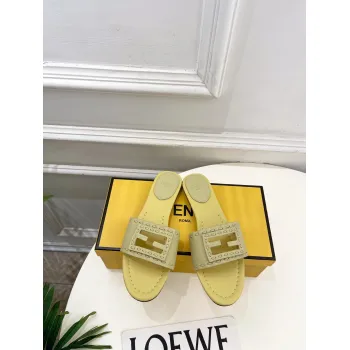 Fendi shoes for Fendi slippers for women #A65239