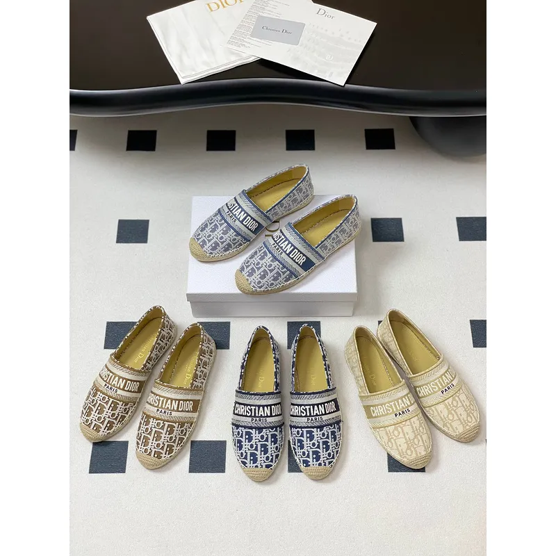 D-ior Grandville Espadrilles Blue #A49576 D-ior Grandville Espadrilles Blue #A49576