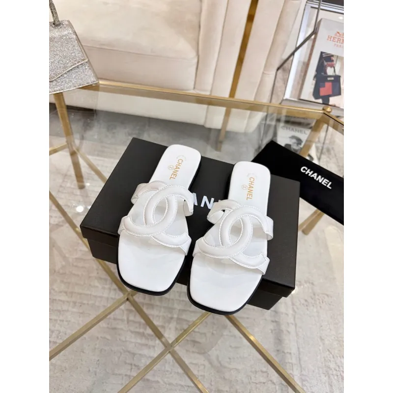 Chanel shoes for Womens Chanel slippers #A63950
