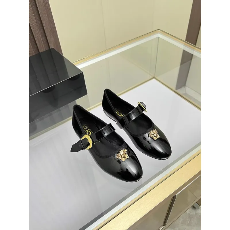 Versace shoes for Womens Versace Flats #A64773
