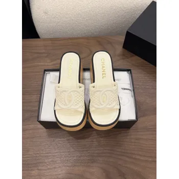Chanel shoes for Womens Chanel slippers #A65223