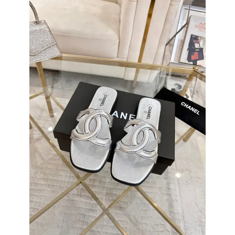 Chanel shoes for Womens Chanel slippers #A63948