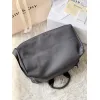 Givenchy Black Nylon Structured Bag With Contrast Detailing And Logo Plaque #A52353