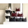Chanel 4922 Quilted Mini Hobo Bag in Crinkled Lambskin Size 22.5x19.5x8.5CM #A62916